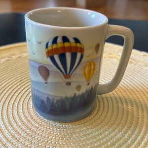 Vintage Otagiri Mug Japan Hot Air Balloons